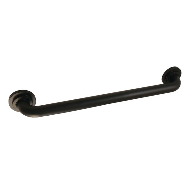 Contemporary DR414240 Manhattan 24" X 1-1/4" OD Grab Bar, Matte Black, 26.81 L, Brass, Matte Black